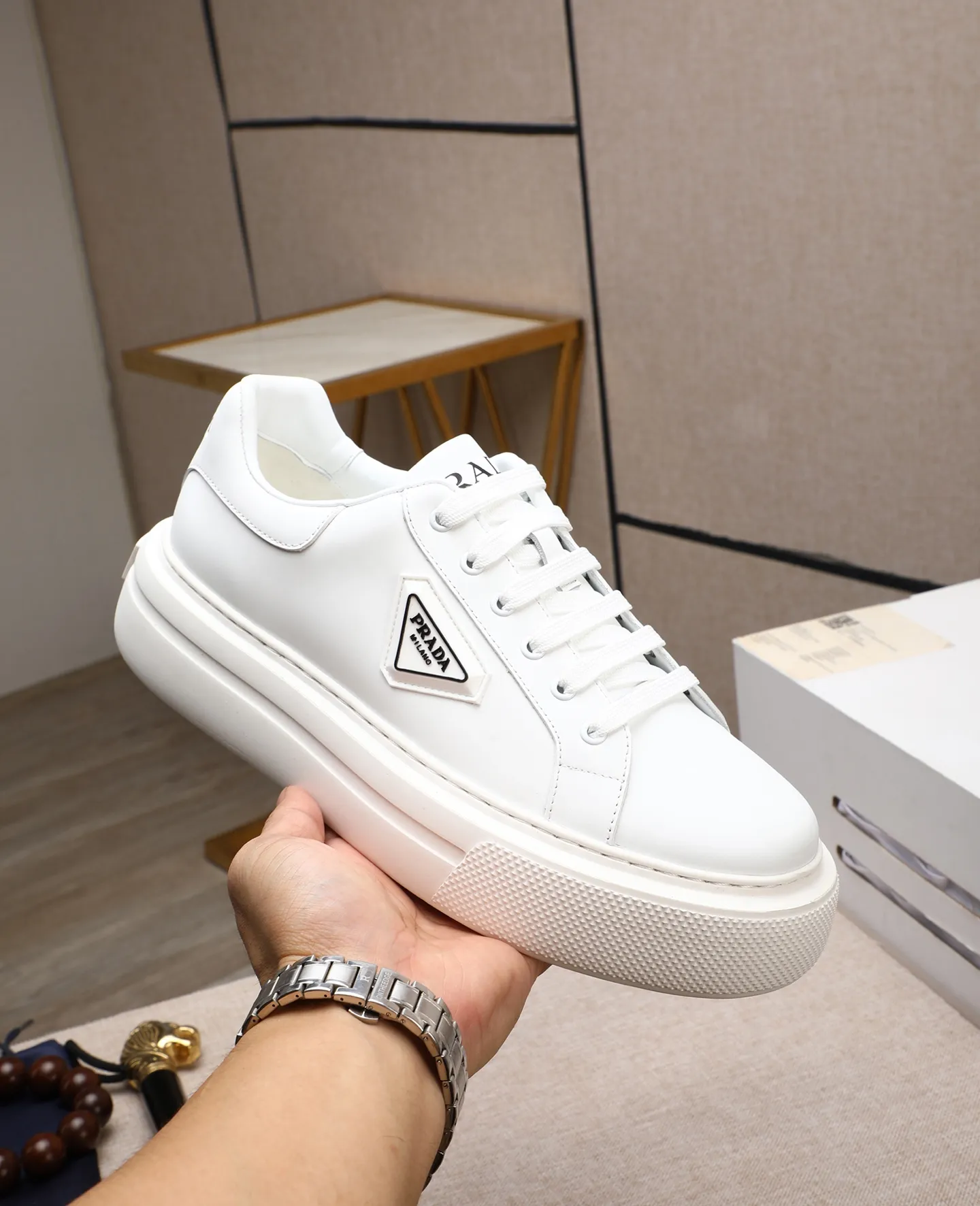 Men's shoes 💰580 [PRADA] Popular items in men's shoe counters, synchronized with the official website, high-quality shipments ✔️Original cowhide + cowhide lining, 1🆚1 replica, original original outsole, 38-45 (customized for 45, non-refundable)